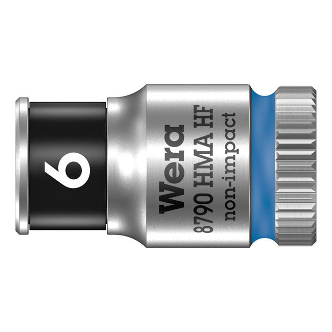 Wera Zyklop 1/4" Socket with Holding Function - Metric 6.0 – Hex Bolts and Nuts