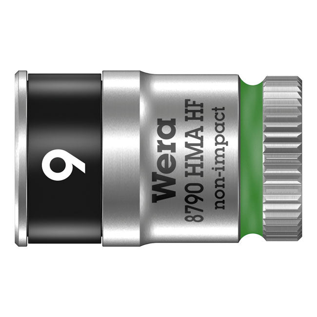 Wera Zyklop 1/4" Socket with Holding Function - Metric 9.0 – Hex Bolts and Nuts