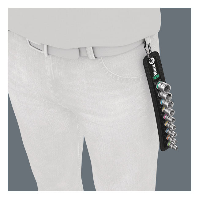 Wera Socket Belt with 1/4" Drive Hex Sockets - Metric – Hex Bolts and Nuts