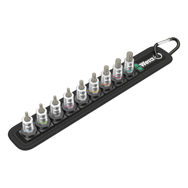 Wera Socket Belt with 1/4" Drive Hex Socket Bits - US Sizes – Hex (Allen Head) Screws