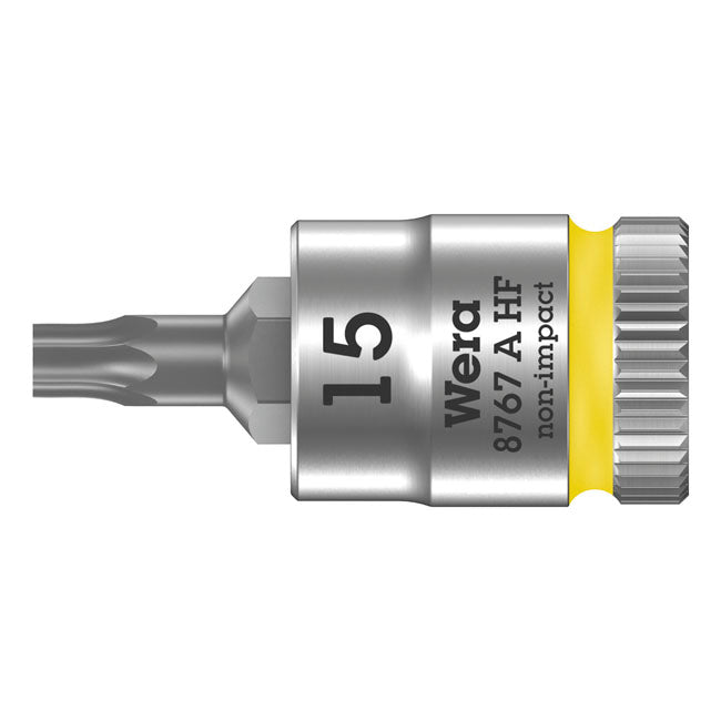 Wera Zyklop 1/4" Torx® Socket Bit with Holding Function – Torx® Bolts/Screws