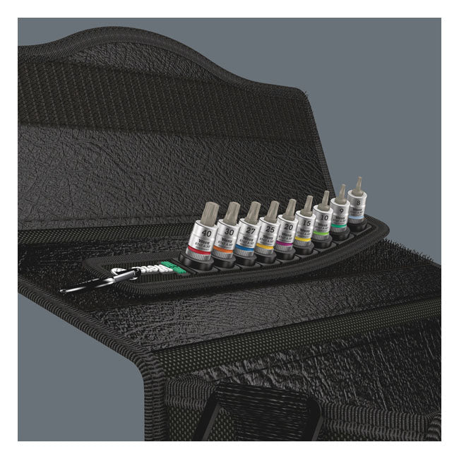 Wera Socket Belt with 1/4" Drive Torx® Socket Bits – Torx® Screws