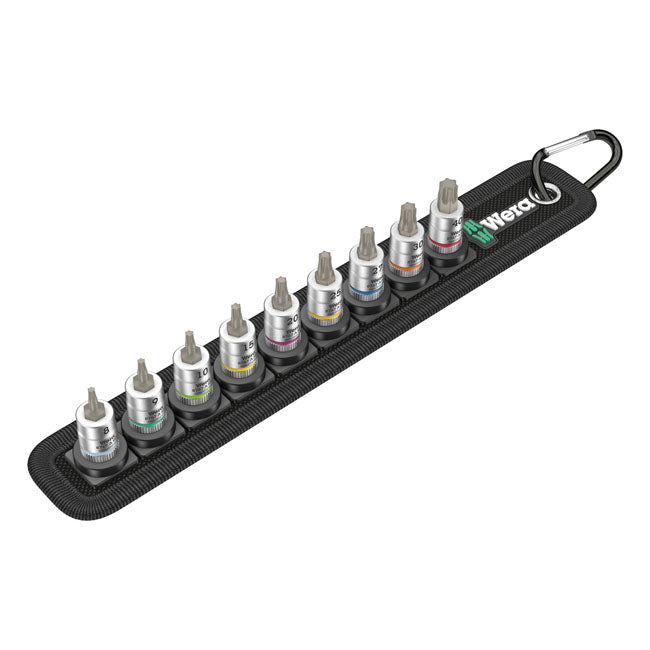 Wera Socket Belt with 1/4" Drive Torx® Socket Bits – Torx® Screws