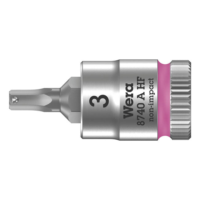 Wera Zyklop 1/4" Hex Socket Bit W/ Holding Function - Metric – Hex (Allen Head) Bolts/Screws