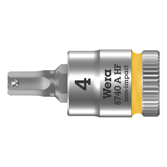 Wera Zyklop 1/4" Hex Socket Bit W/ Holding Function - Metric – Hex (Allen Head) Bolts/Screws