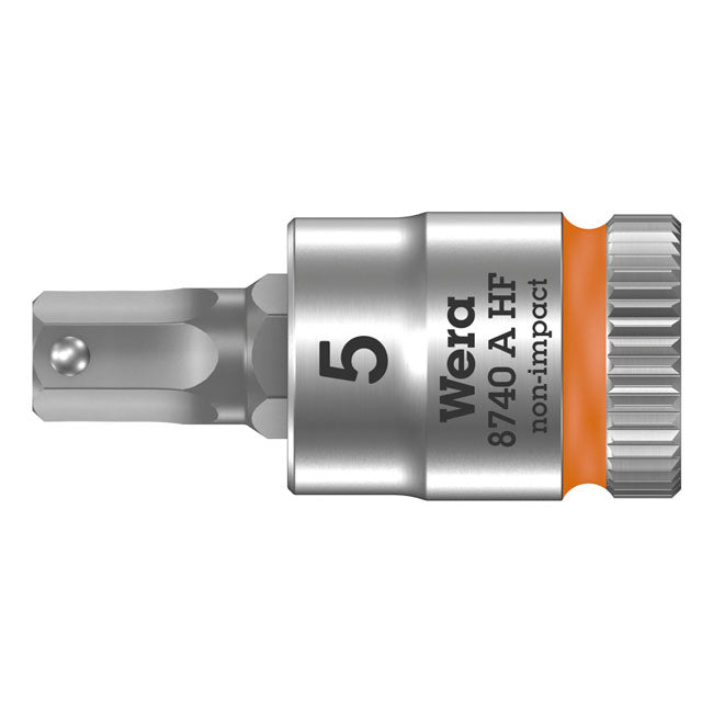 Wera Zyklop 1/4" Hex Socket Bit W/ Holding Function - Metric – Hex (Allen Head) Bolts/Screws