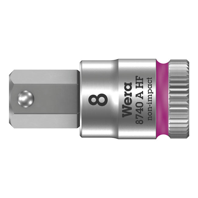 Wera Zyklop 1/4" Hex Socket Bit W/ Holding Function - Metric – Hex (Allen Head) Bolts/Screws