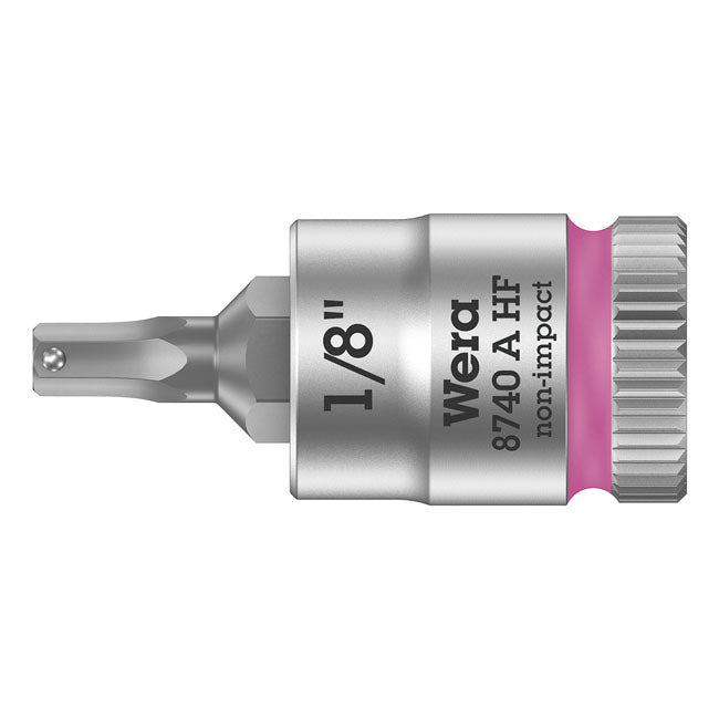 Wera Zyklop 1/4" Hex Socket Bit W/ Holding Function US Sizes – Hex (Allen Head) Bolts/Screws