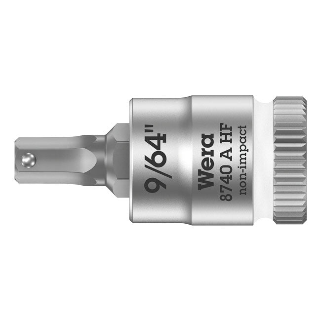 Wera Zyklop 1/4" Hex Socket Bit W/ Holding Function US Sizes – Hex (Allen Head) Bolts/Screws
