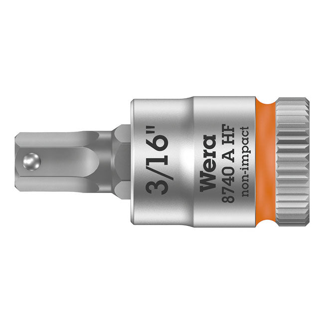 Wera Zyklop 1/4" Hex Socket Bit W/ Holding Function US Sizes – Hex (Allen Head) Bolts/Screws