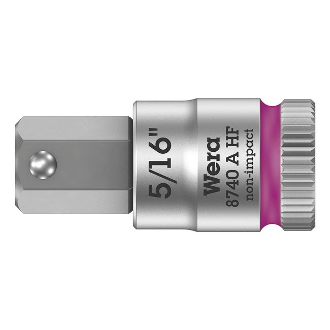 Wera Zyklop 1/4" Hex Socket Bit W/ Holding Function US Sizes – Hex (Allen Head) Bolts/Screws