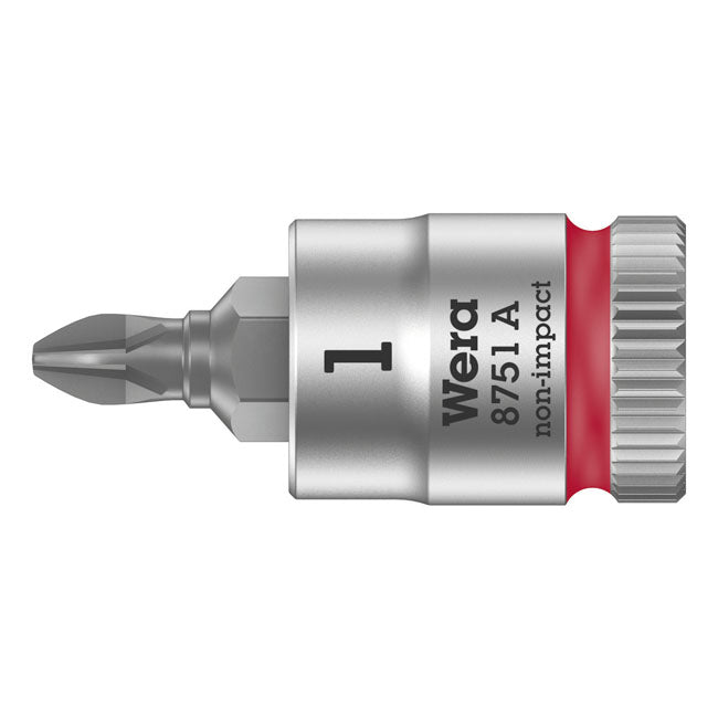 Wera Zyklop 1/4" Phillips Socket Bit – Phillips Bolts/Screws