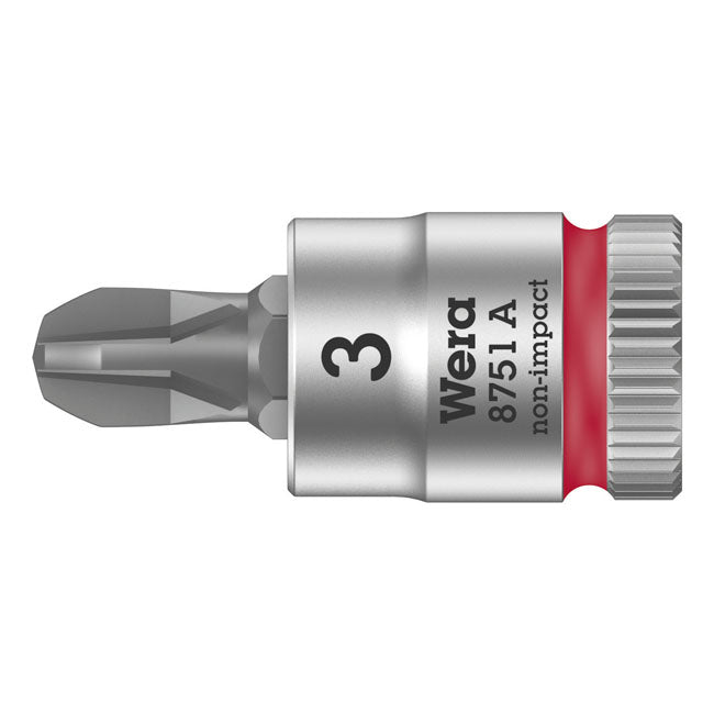 Wera Zyklop 1/4" Phillips Socket Bit – Phillips Bolts/Screws