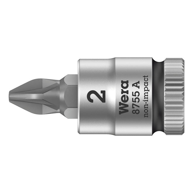 Wera Zyklop 1/4" Pozidriv Socket Bit – Pozidriv Bolts/Screws