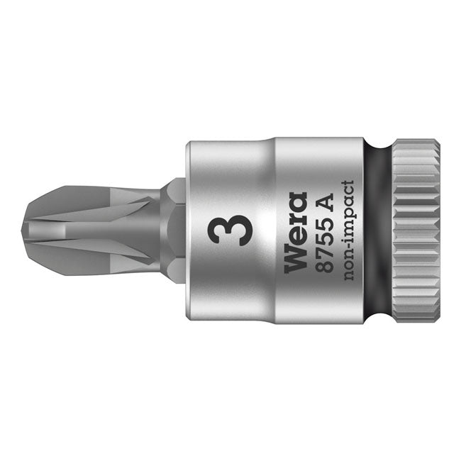Wera Zyklop 1/4" Pozidriv Socket Bit – Pozidriv Bolts/Screws