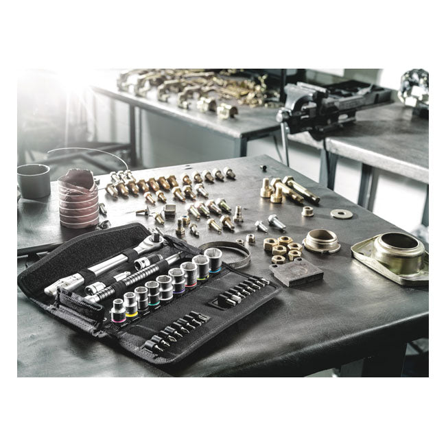 Wera Zyklop Metal Ratchet Kit 29 Pcs. 3/8" Drive - Metric – Torx®; Hex Head (Allen Heads); Phillips…