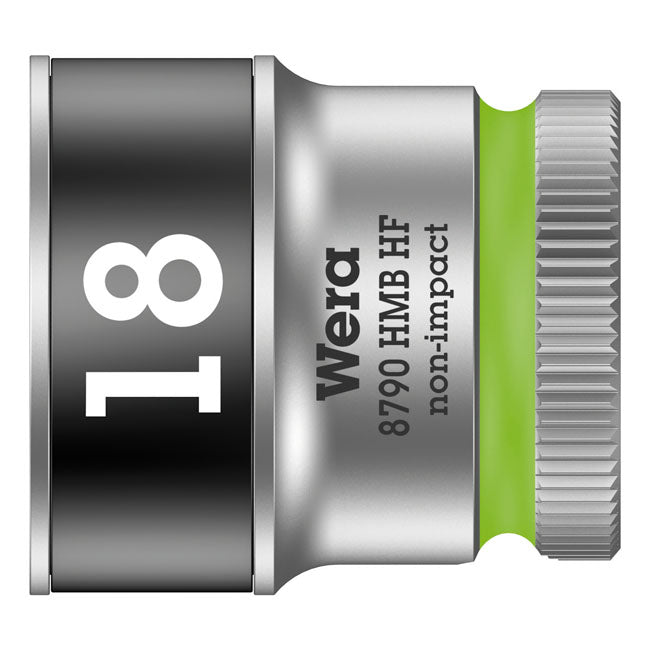 Wera Zyklop 3/8" Socket with Holding Function - Metric 18.0 – Hex Bolts and Nuts