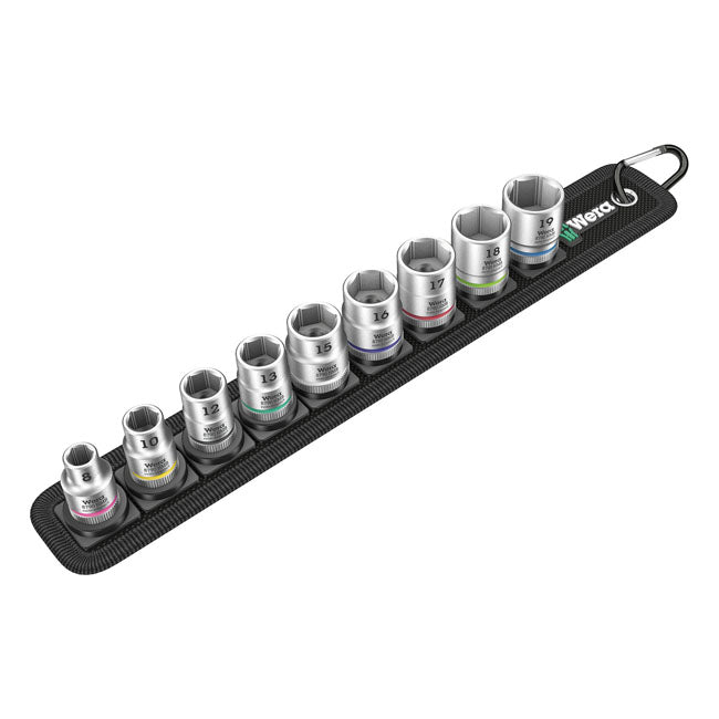 Wera Socket Belt with 3/8" Drive Hex Sockets - Metric – Hex Bolts and Nuts