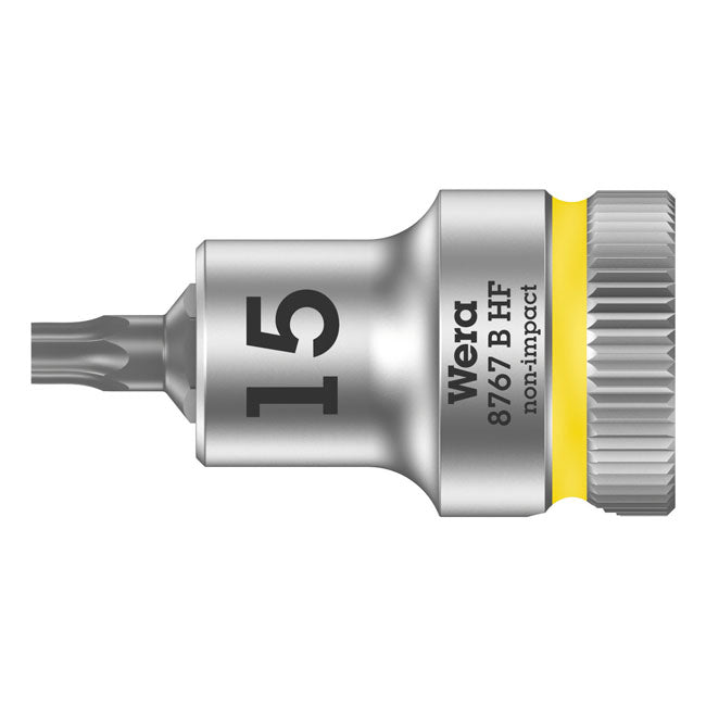 Wera Zyklop 3/8" Torx® Socket Bit TX15 with Holding Function – Torx® Bolts/Screws