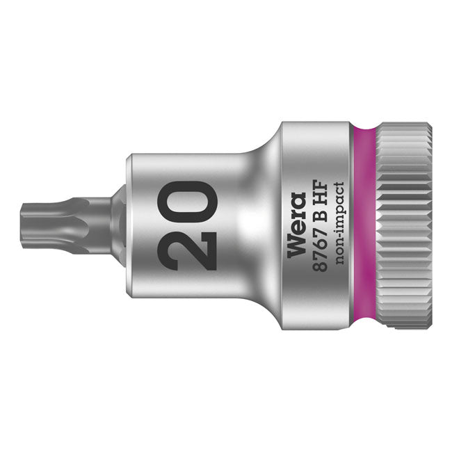 Wera Zyklop 3/8" Torx® Socket Bit TX20 with Holding Function – Torx® Bolts/Screws