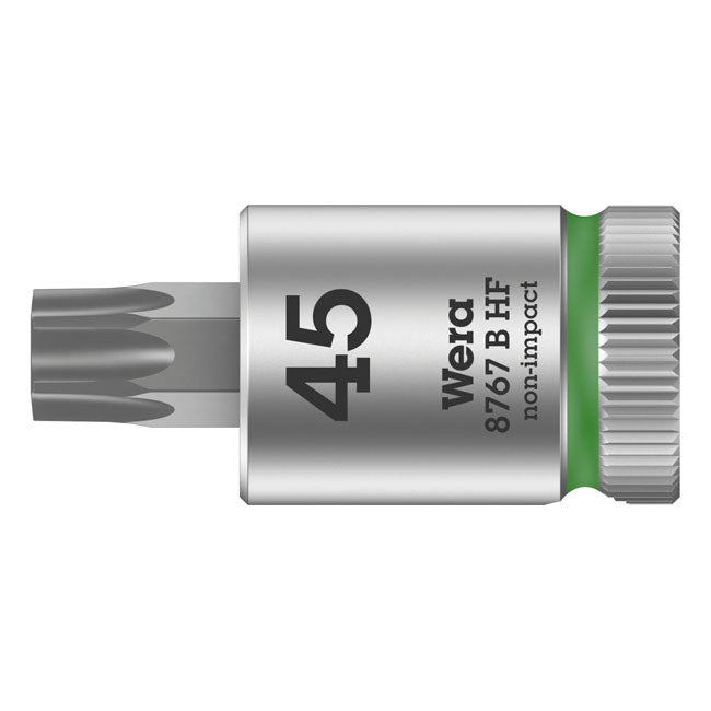 Wera Zyklop 3/8" Torx® Socket Bit TX45 with Holding Function – Torx® Bolts/Screws