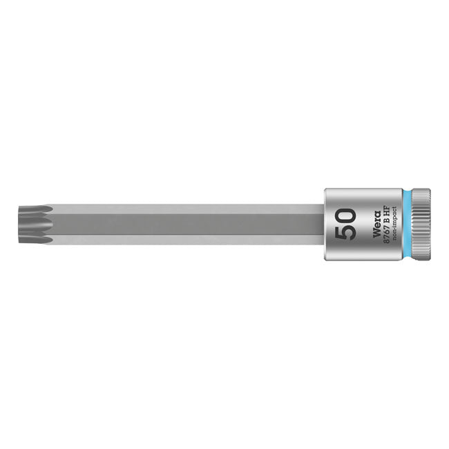 Wera Zyklop 3/8" Torx® Socket Bit TX50 with Holding Function – Torx® Bolts/Screws