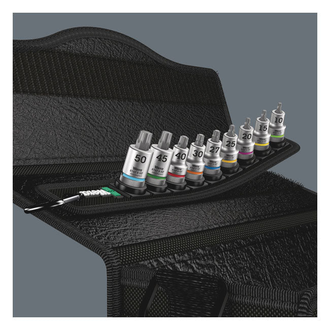Wera Socket Belt with 3/8" Drive Torx® Socket Bits – Torx® Screws