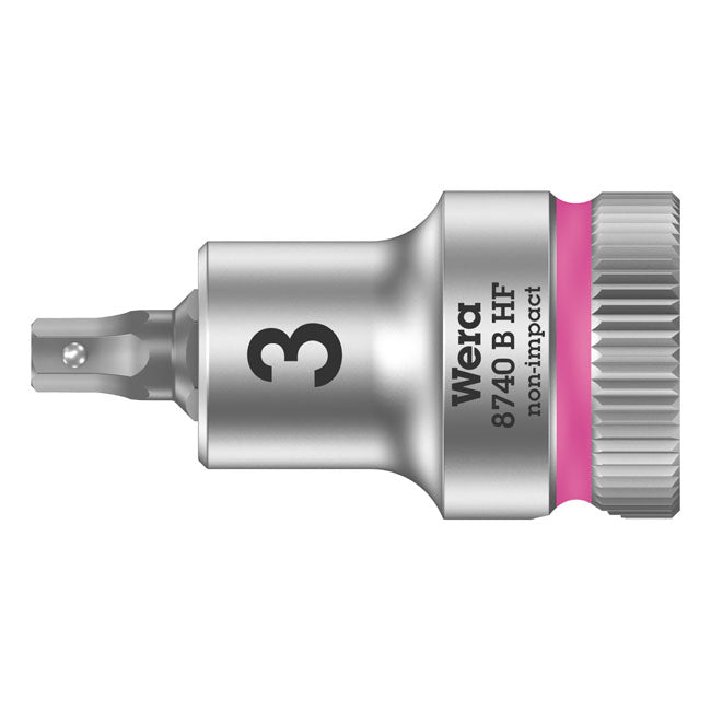 Wera Zyklop 3/8" Hex Socket Bit with Holding Function Metric – Hex (Allen Head) Socket Bolts/Screws