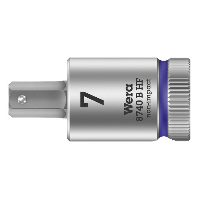 Wera Zyklop 3/8" Hex Socket Bit with Holding Function Metric – Hex (Allen Head) Socket Bolts/Screws