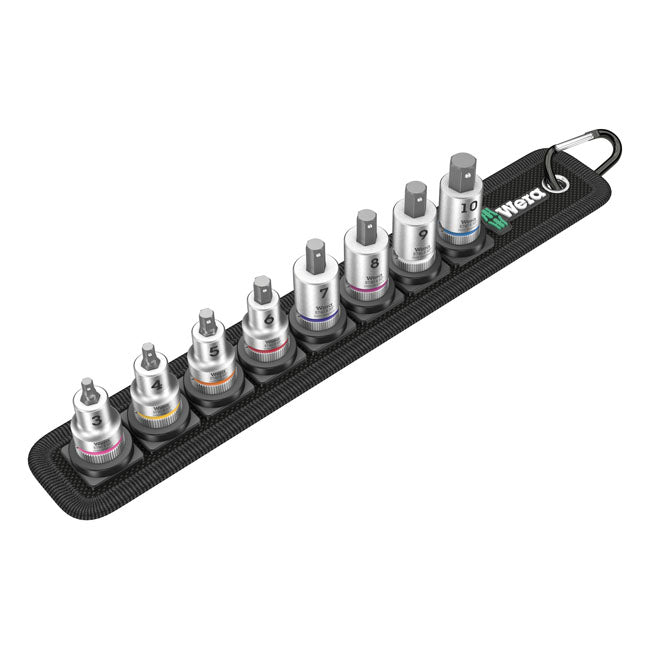 Wera Socket Belt with 3/8" Drive Hex Sockets - Metric – Hex (Allen Head) Bolts