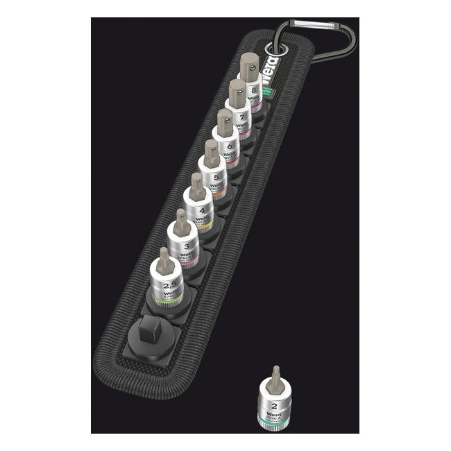Wera Socket Belt with 3/8" Drive Hex Socket Bits - US Sizes – Hex (Allen Head) Bolts