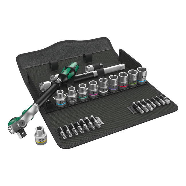 Wera Zyklop Speed Ratchet Kit 1/2" Drive - Metric Sizes – Torx®; Hex Head (Allen Heads); Phillips…