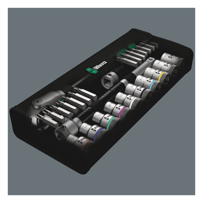 Wera Zyklop Speed Ratchet Kit 1/2" Drive - US Sizes – Torx®; Hex Head (Allen Heads); Phillips…