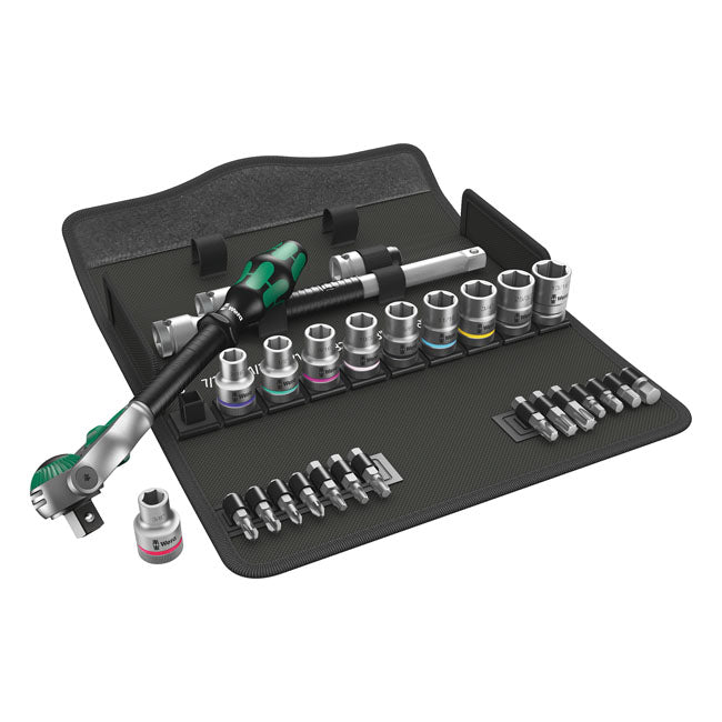 Wera Zyklop Speed Ratchet Kit 1/2" Drive - US Sizes – Torx®; Hex Head (Allen Heads); Phillips…