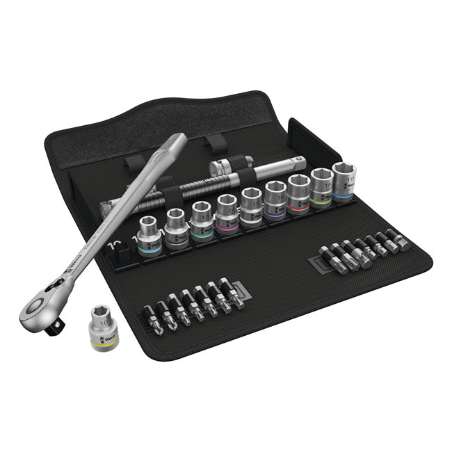 Wera Zyklop Metal Ratchet Switch Kit 1/2" Drive Metric Sizes – Torx®; Hex Head (Allen Heads) and…
