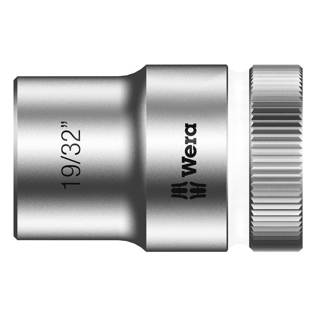 Wera Zyklop 1/2" Socket - US Sizes 19/32" – 1/2" Drive