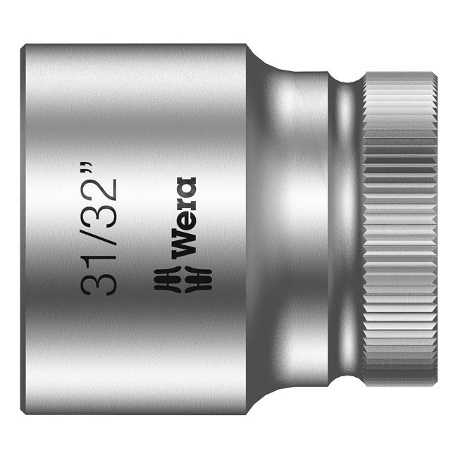 Wera Zyklop 1/2" Socket - US Sizes 31/32" – 1/2" Drive