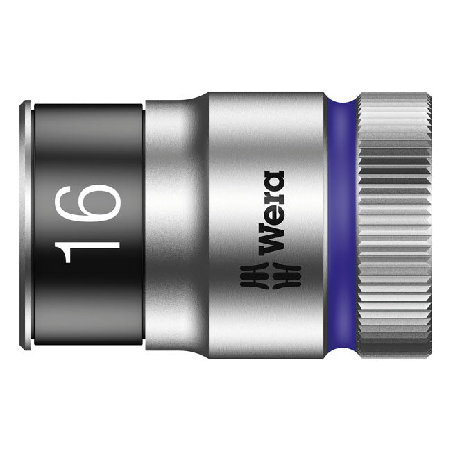 Wera Zyklop 1/2" Socket with Holding Function - Metric 16.0 – 1/2" Drive