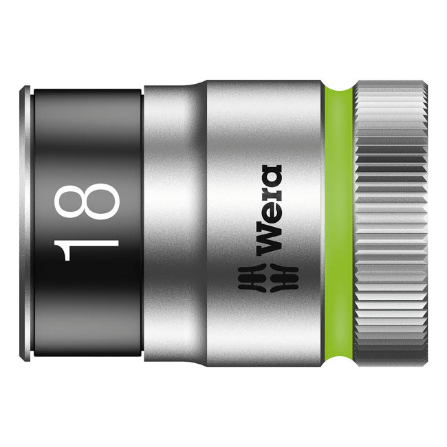 Wera Zyklop 1/2" Socket with Holding Function - Metric 18.0 – 1/2" Drive