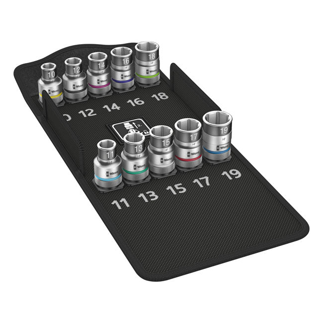 Wera Zyklop 1/2" Hex Socket Set with Holding Function Metric – 1/2" Drive