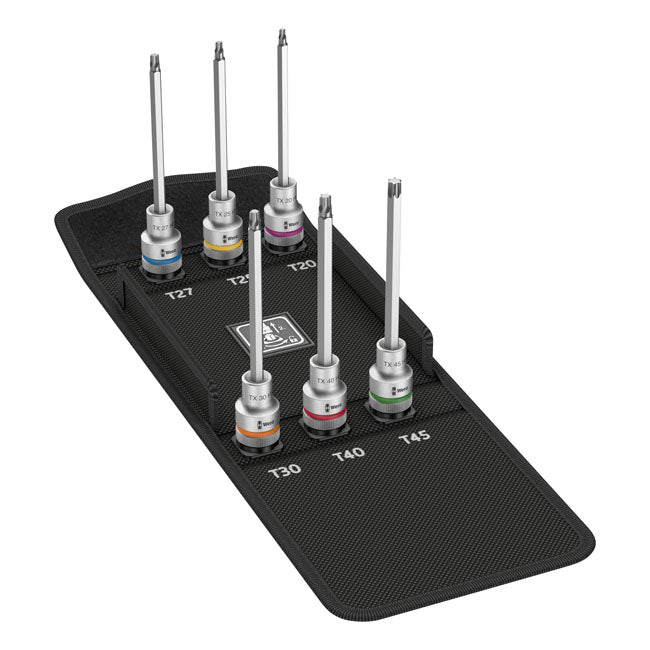 Wera Zyklop 1/2" Drive Extended Torx® Socket Bit Set – Torx® Screws