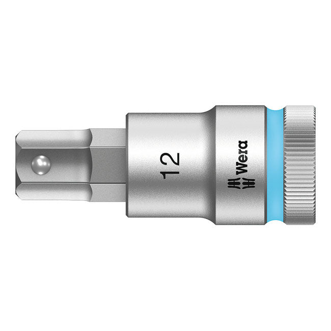 Wera Zyklop 1/2" Hex Socket Bit with Holding Function – 1/2" Drive