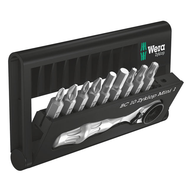 Wera Bit-check 10 Pcs. Zyklop Mini 1 – Phillips; Pozidriv; Torx® and Hex (Allen…