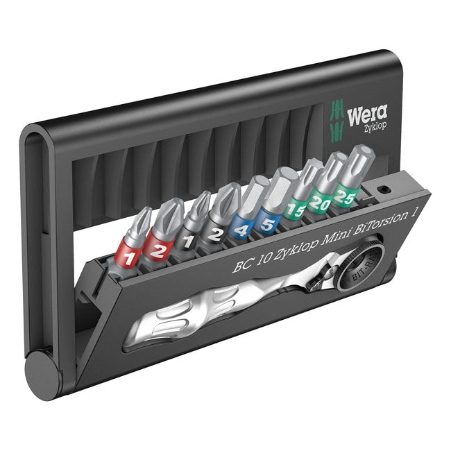 Wera Bit-check 10 Pcs. Zyklop Mini BiTorison 1 – Phillips; Pozidriv; Torx® and Hex (Allen…