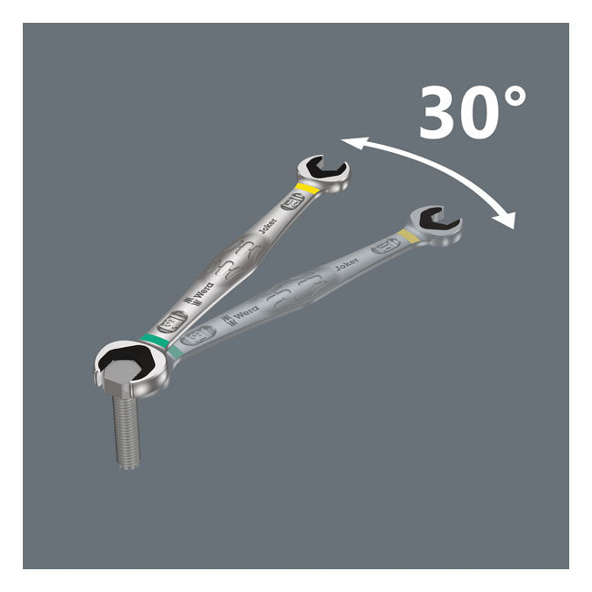 Wera Wrench Double Open End 17/19 Joker – 17mm and 19mm Bolts and Nuts