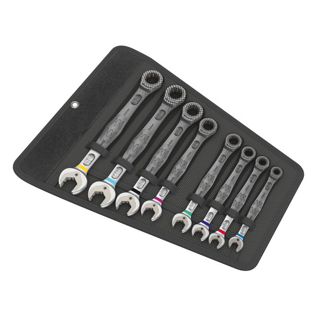Wera Ratcheting Wrench Set Joker Open/ Box End - US Sizes – 5/16"; 3/8"; 7/16"; 1/2"; 9/16"; 5/8"…