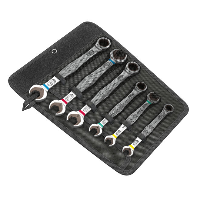 Wera Ratcheting Wrench Set Joker Open/ Box End - Metric – 10;13;17;19mm Bolts and Nuts