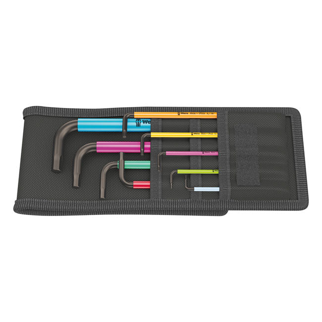 Wera Hex Key Set Multicolor - US Sizes – 5/64"; 3/32"; 1/8"; 5/32"; 3/16"; 7/32"…
