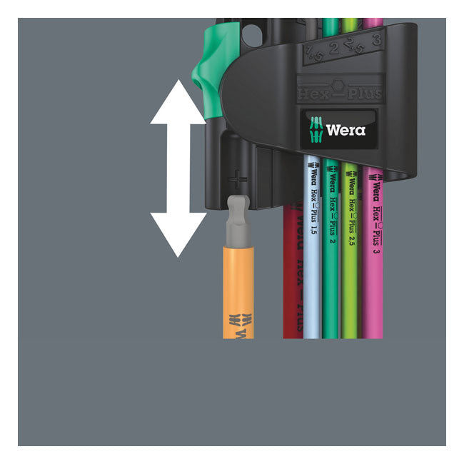 Wera Hex Key Set Multicolor Magnet - Metric – 1.5;2.0;2.5;3.0;4.0;5.0;6.0 Socket Head…