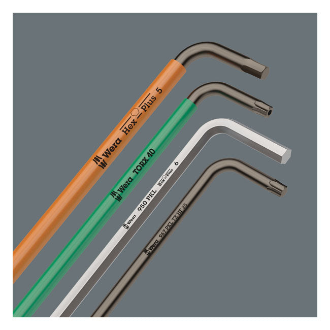 Wera Hex Key Set Blacklaser - Metric – 1.5; 2.0; 2.5; 3.0; 4.0; 5.0; 6.0; 8.0…